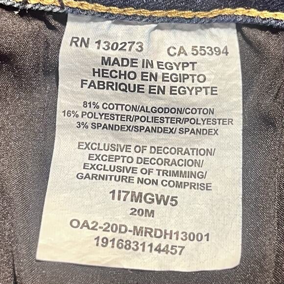 Lee Riders Shape‎ Illusions Slim Fit Midrise Bermuda Denim Jean Shorts Size 20M - Picture 4 of 7